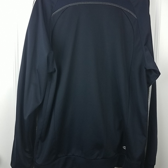 Men's Adidas Climalite Fullzip Jacket 3-Stripes - Picture 5 of 6
